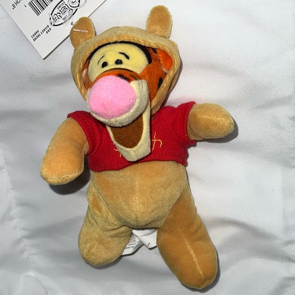 Disney Tigger As Winnie The Pooh Costume Plush Beanie 1999 J38 - Picture 1 of 4